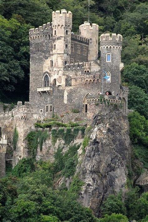 Rheinstein Castle On The Middle Rhine Germany Medieval Castle