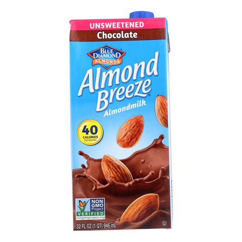 Almond Breeze Almond Milk Unsweetened Chocolate Case Of 12 32 Fl Oz