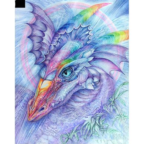 Rainbow Dragon 5d Diy Paint By Diamond Kit Original Paint By Diamond