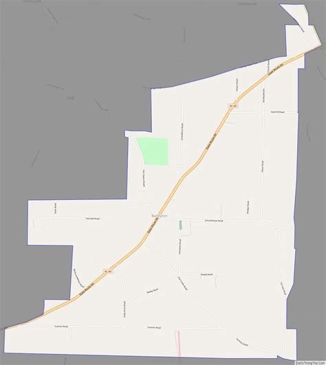 Map Of Baileyton Town Alabama