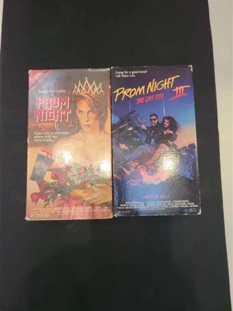 Prom Night Vhs Jamie Lee Curtis Virgin Vision Rare Version And Prom Night