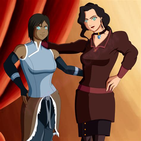 Korra And Asami By TaCDLunaria On DeviantArt