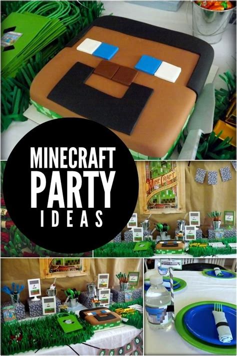 Minecraft Birthday Party Ideas For A Boy