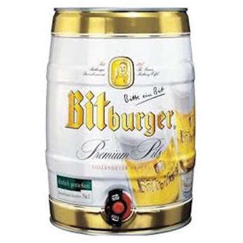 Bitburger Pilsner 5l Mini Keg
