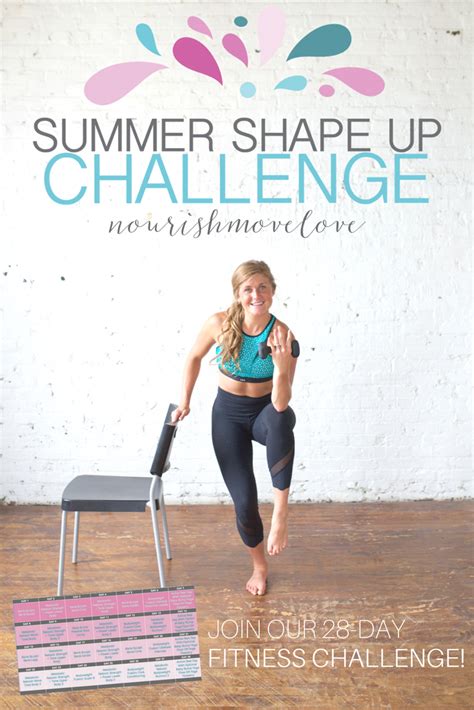 Join In On The Get Healthy U And Nourish Move Love 28 Day Summer Shape Up Challenge Lead By