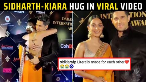 Sidharth Malhotra And Kiara Advani Share A Warm Hug In Viral Video Fans React Youtube
