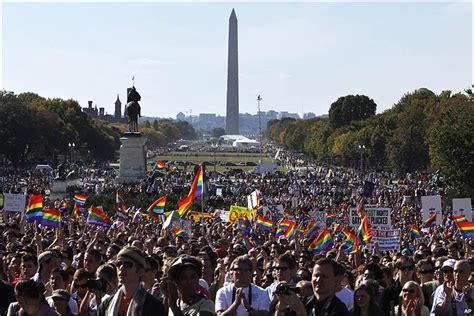 Bbc News Americas In Pictures Us Gay Rights March
