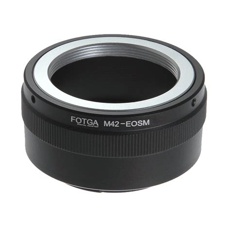 fotga lens adapter ring for m42 lens to canon eosm m2 m3 ef m mirrorless camera body fotga
