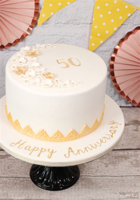 50th Wedding Anniversary Cake Cakey Goodness