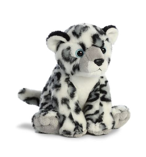 Snow Leopard Small Destination Nation Stuffed Animal By Aurora Plush