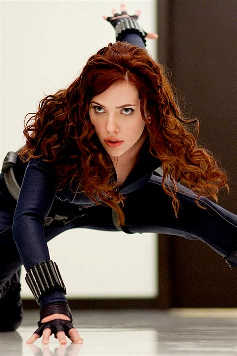 Black Widow Hair Color Iron Man 2 Black Widow Featurette