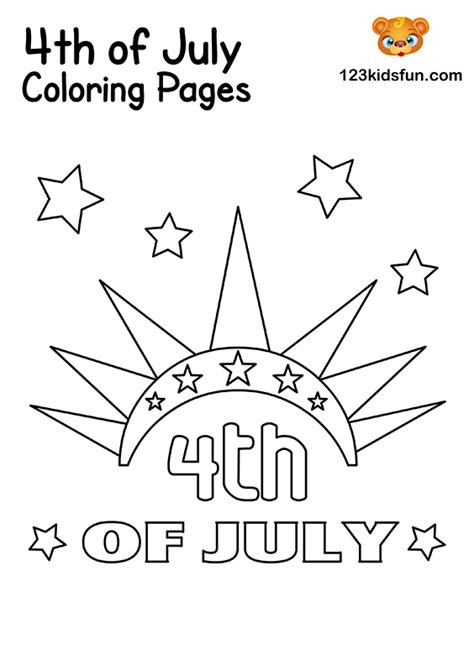 july coloring pages  kids  kids fun apps