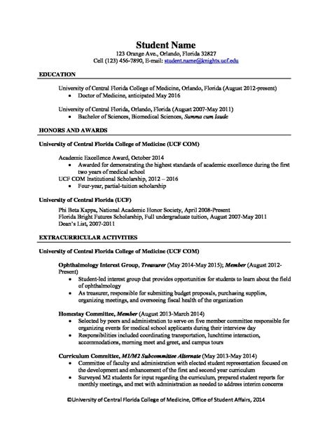 How To Make A Student Resume For Scholarships Coverletterpedia