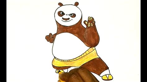 How To Draw Kung Fu Panda Youtube
