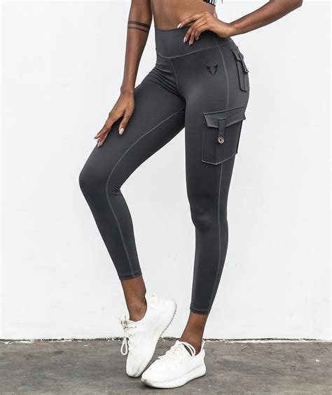 Women‘s Cargo Pockets Leggings Bottoms And Leggings Firmabs Workout