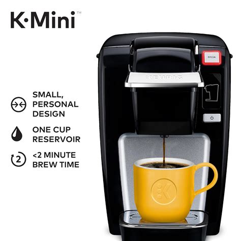 Keurig K15 Mini Single Serve K Cup Pod Small Coffee Maker Machine