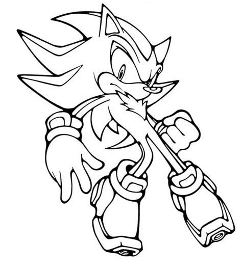 Incredible Metal Sonic Coloring Pages Ideas