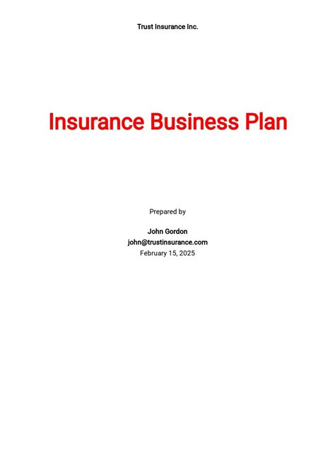 9 Free Insurance Plan Templates Edit And Download