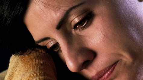 Beautiful Woman Crying Desperate For Loss Of Beloved Person Grief
