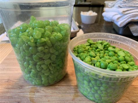 Double Shucked English Peas Pain In The Ass But When Tried Side By
