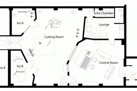 Recording Studio Floor Plans | Music studio room, Studio floor plans ...