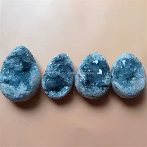 Natural Blue Calcite Geodekyanite Rough Stone Geode Cluster Buy