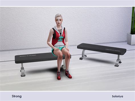 The Sims Resource Strong Exercise Bench Seating