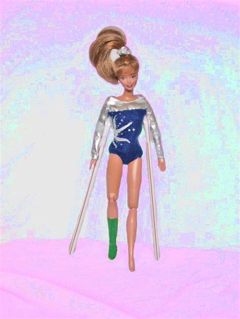 Gymnast Barbie Broke Her Leg Barbie Fashion Barbie Doll Clothes