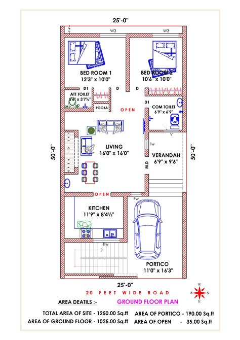 Maybe you would like to learn more about one of these? East facing vastu concept | 20x40 house plans, 2bhk house ...