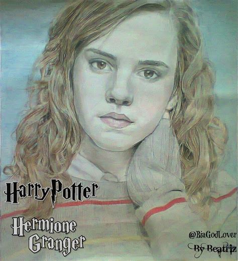 Emma Watson Hermione Granger Harry Potter Drawing Emma Watson Fan Art