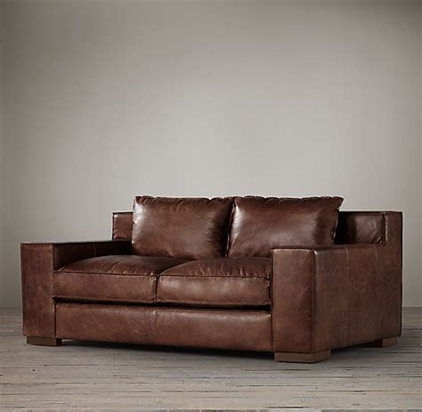 Free delivery and returns on ebay plus items for plus members. 6' Capri Leather Sofa