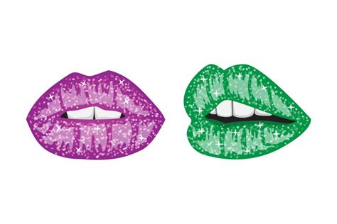 Glitter Lips Illustrations