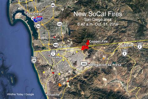 28 Map Of California Wildfires Today Maps Online For You