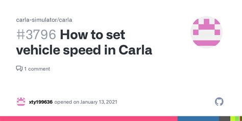 How To Set Vehicle Speed In Carla · Issue 3796 · Carla Simulatorcarla