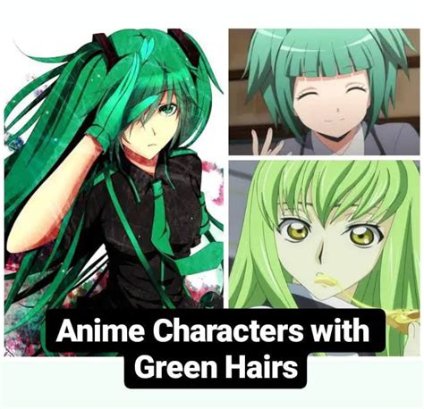 20 Best Intriguing Anime Characters With Green Hair