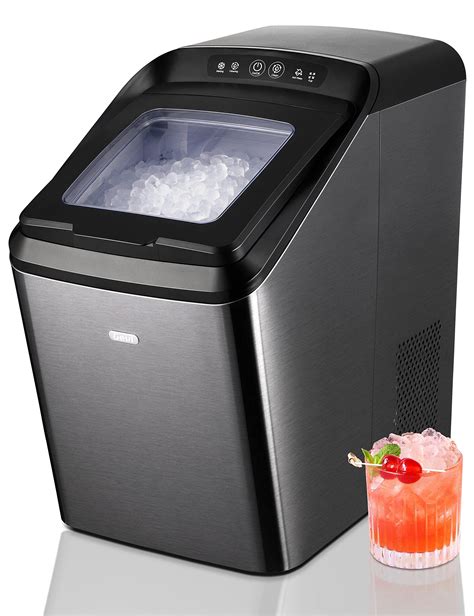 Gevi Nugget Ice Maker Countertop With Thick Insulation Self Cleaning