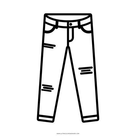 Jeans Strappati Disegni Da Colorare Ultra Coloring Pages