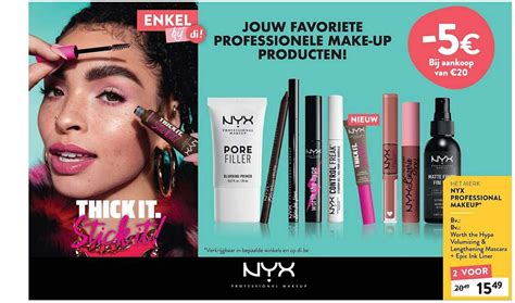 Nyx Professional Makeup Aanbieding Bij Di