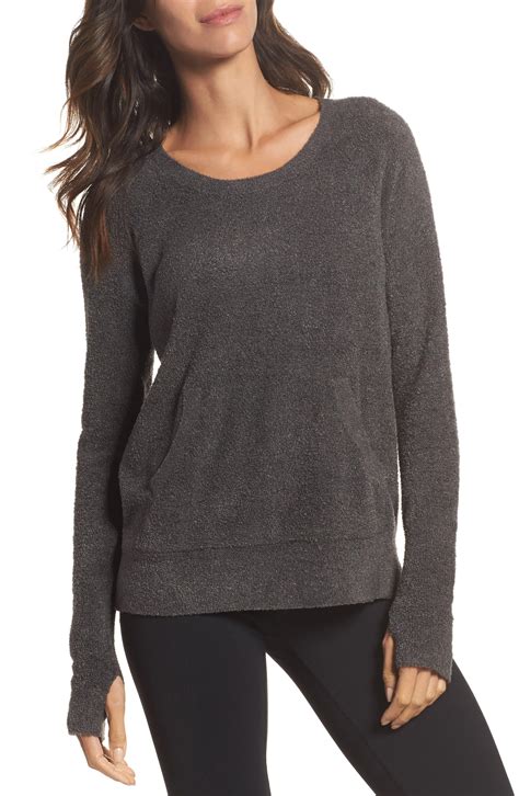 Barefoot Dreams Barefoot Dreams Cozychic Lite Pullover In Grey Gray