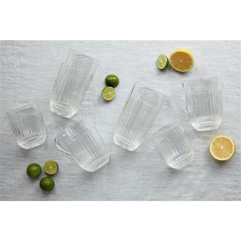 la rochere ouessant 15 oz ice tea glass set of 6 635601 the home depot