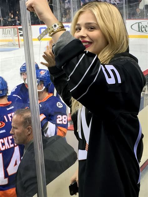 Chloe Moretz At Islanders Game In Brooklyn 10172015 Hawtcelebs