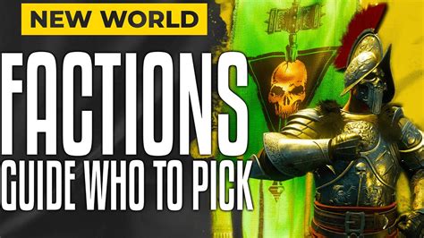 New World Factions Guide How Factions Work Faction Exclusive Armor