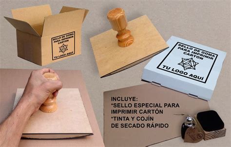 Sello Personalizado 14x14 Para Caja De Cartón Y Bolsa Papel Quetzal Arte