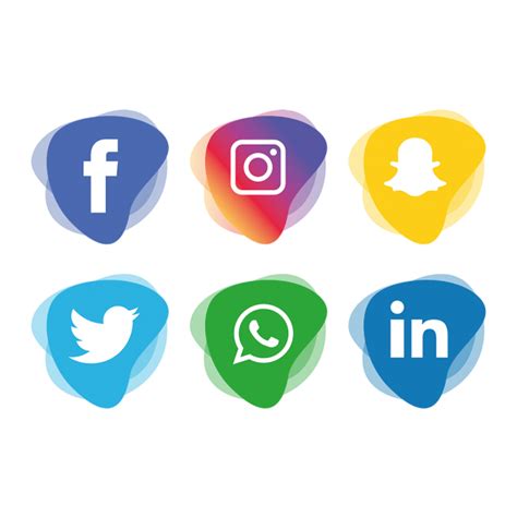 Social Media Icons Set Social Media Clipart Social Icons Media Icons
