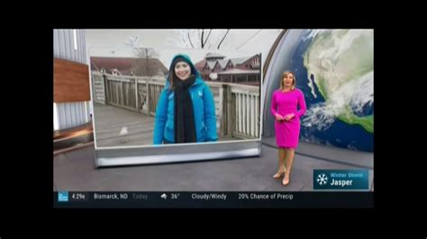 Jacqui Jeras And Felicia Combs The Weather Channel 1 21 22 Youtube