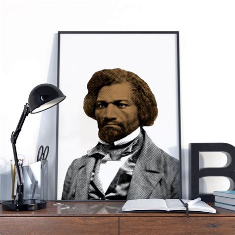 Frederick Douglas Frederick Douglas Poster Frederick Douglas Portrait Pop Art Modern Print