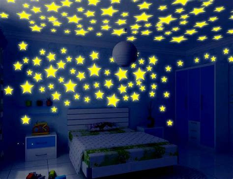 Jual Tempelan Dinding Bintang Wallpaper Dinding Star Glow In The Dark