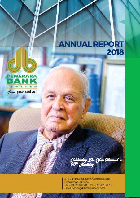 2018 Annual Report Demerara Bank Limited