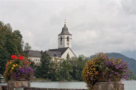 Salzkammergut Region Austria Parish Church Of Saint Wolfgang In