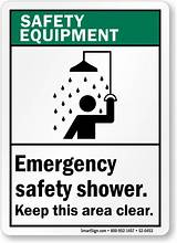 Photos of Emergency Safety Equipment